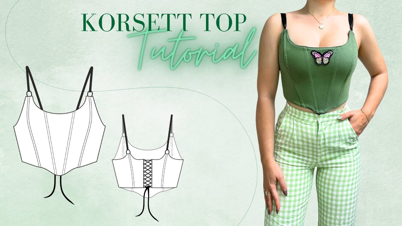 vom Sweater zum Korsett Top - Tutorial!