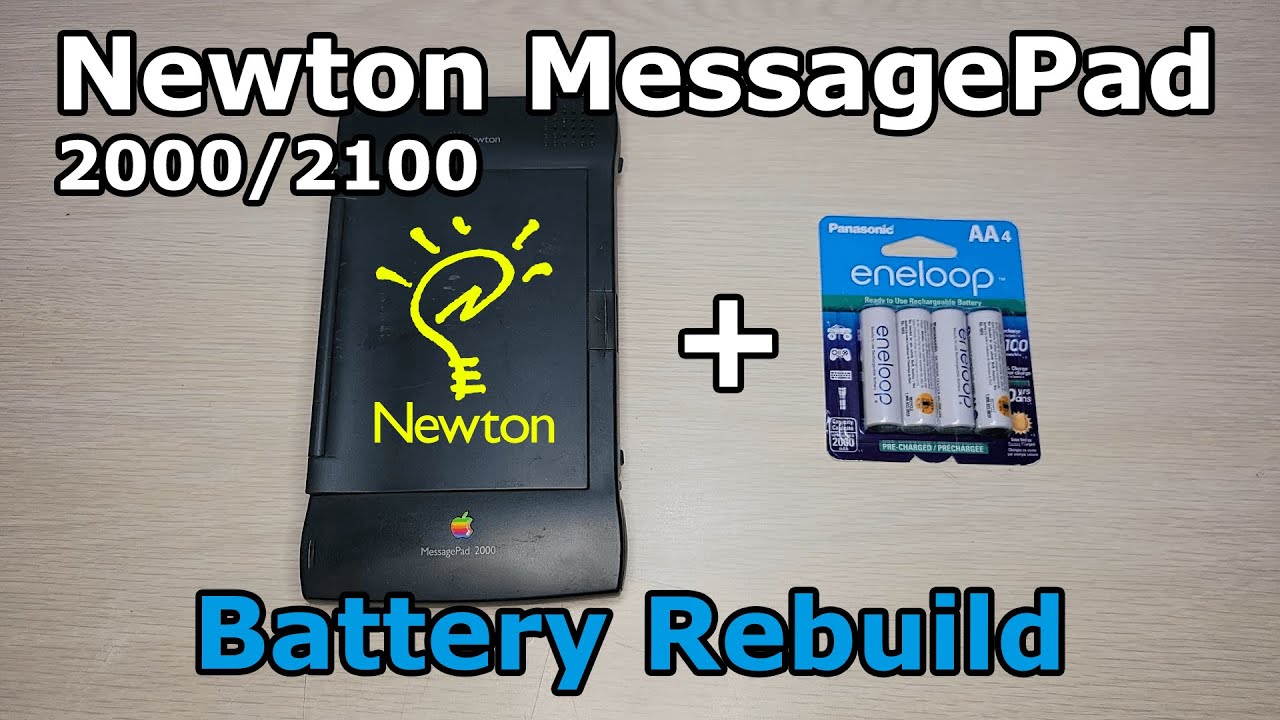 Newton MessagePad 2000/2100 Battery Rebuild