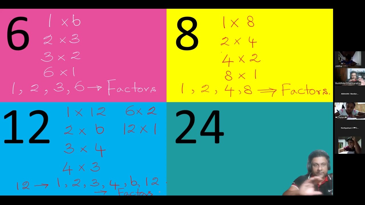 Grade 7 - Mathematics - English Medium - Factors & Multiples - 2026 - 02 - 25