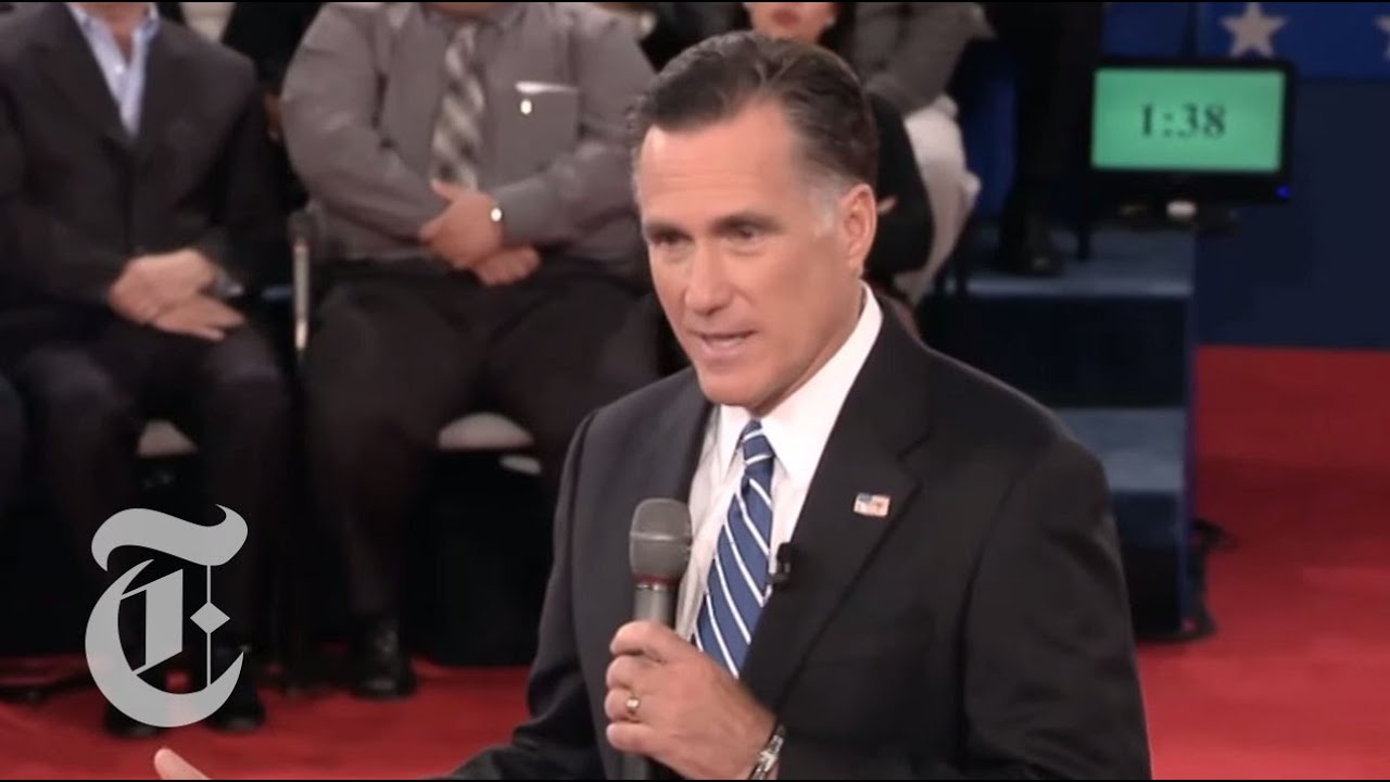 Election 2012 | Romney on Pay Equity for Women: 'Binders Full of Women' | The New York Times