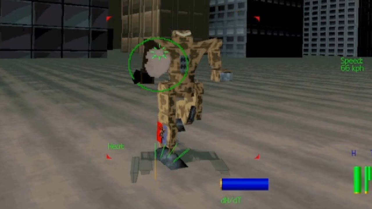 Испытание на реактивном ранце в Mechwarrior 2: Mercenaries, часть 3