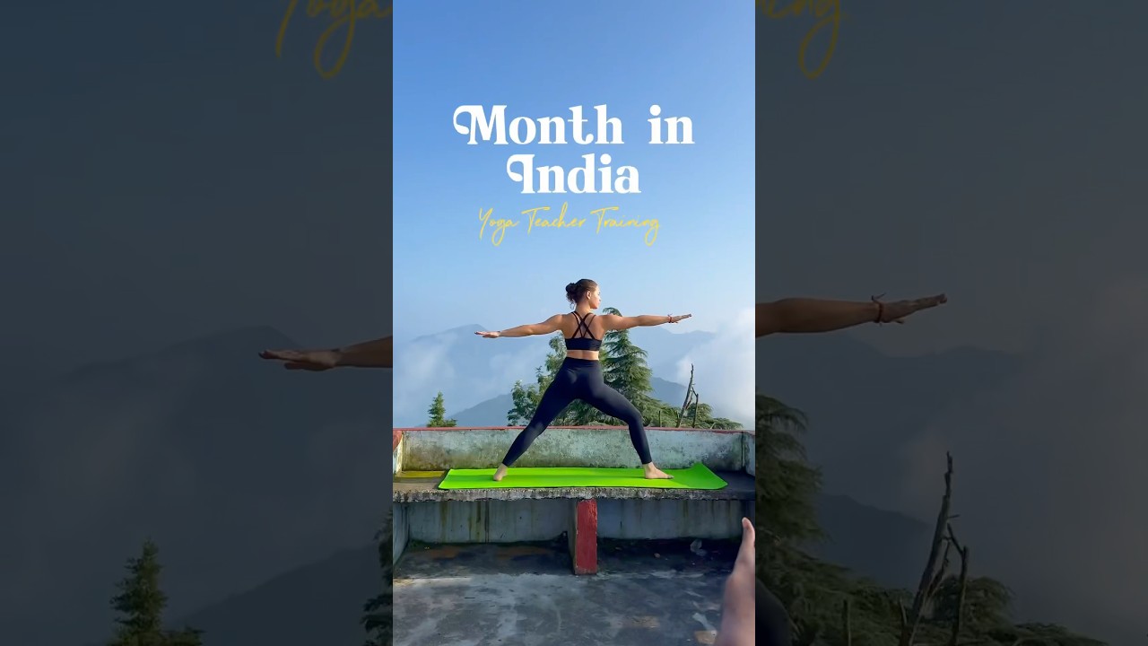 Spent a month in India for my 200hr yoga teacher training #travel #travelvlog