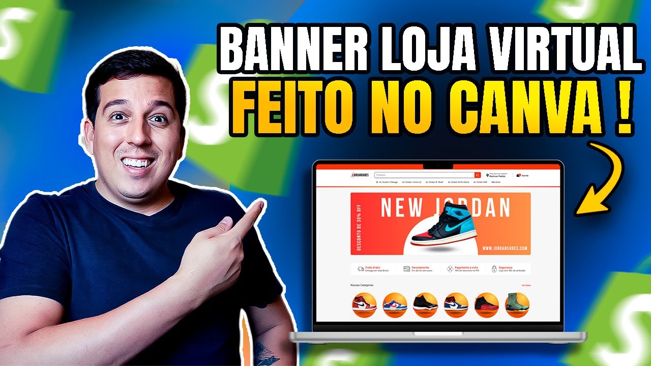 Como Criar Banner para Loja Virtual no Shopify | DROPSHIPPING 2024