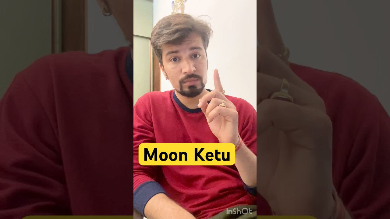 Moon Ketu, Spiritual Journey 🌸 #moon #ketu  #conjunction #astrology