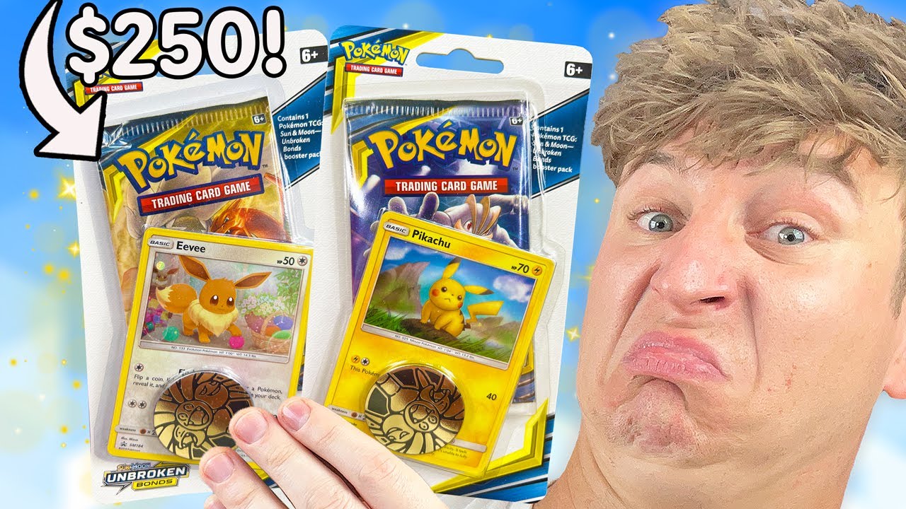 Я открыл пузыри Pokemon Unbroken Bonds стоимостью 250 долларов...