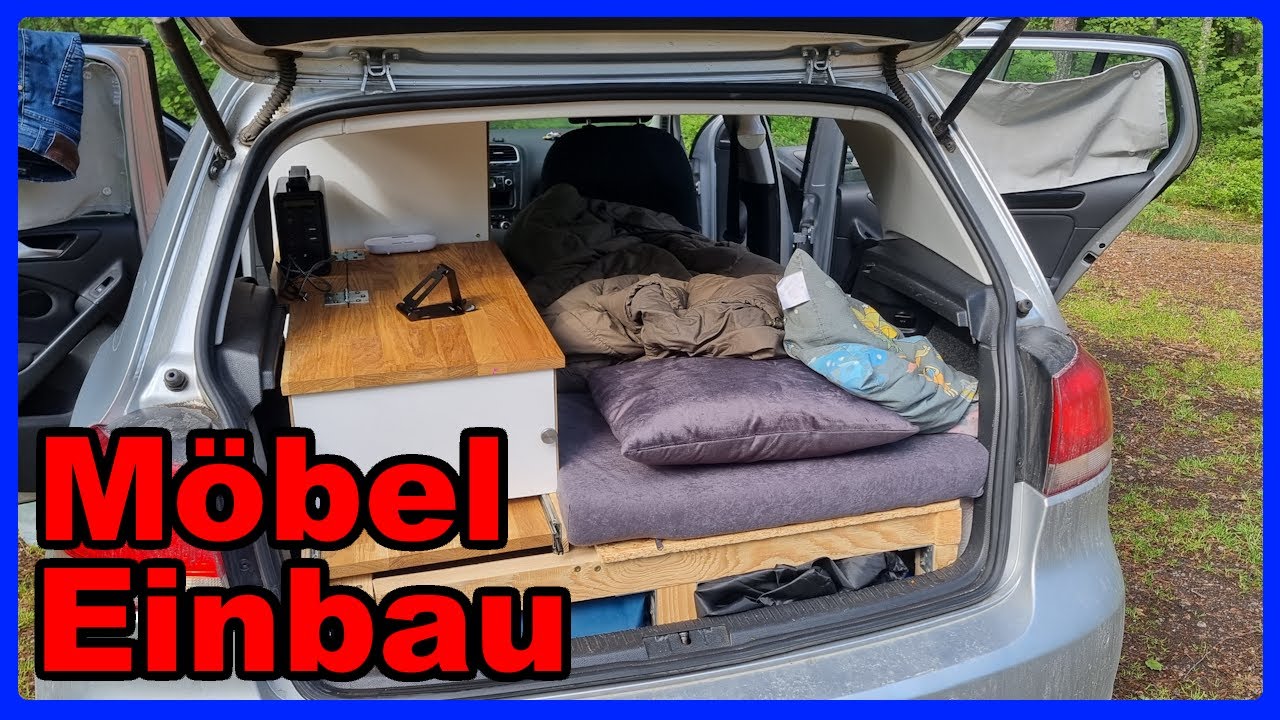 Finaler Möbel-Einbau & Optimierungen | VW Golf Microcamper Teil 6