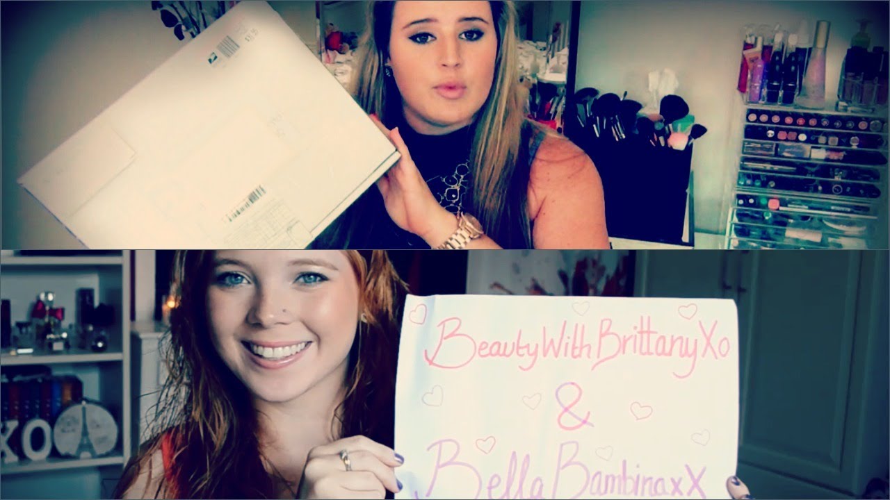 US/UK Makeup Swap with BeautyWithBrittanyXo!