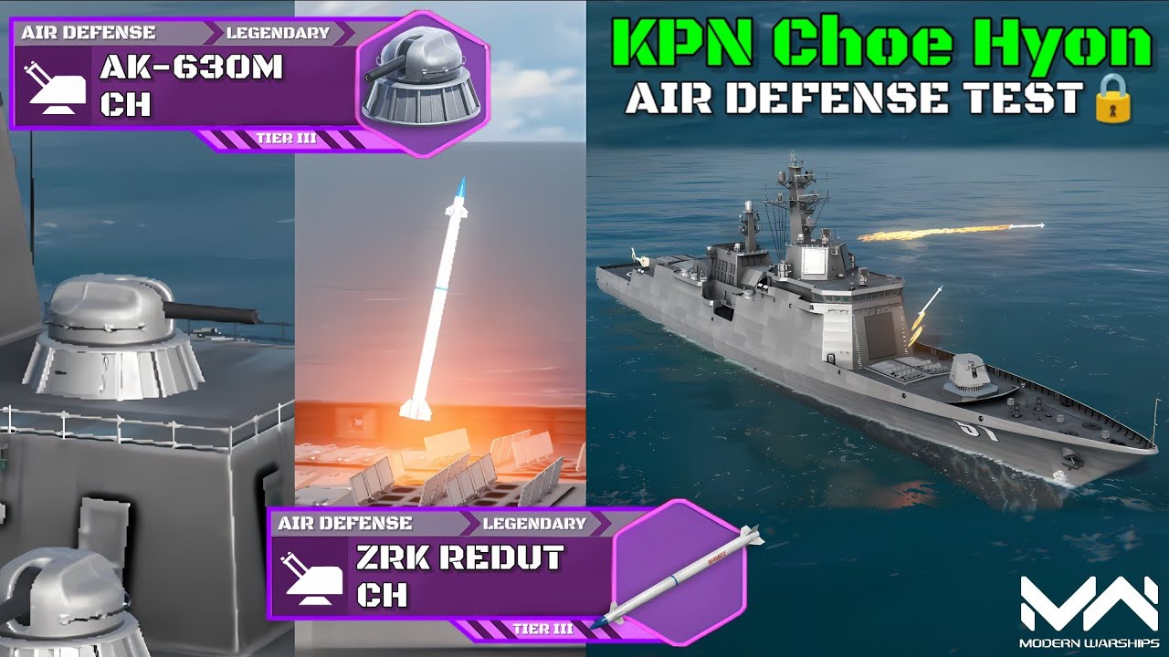 KPN Choe Hyon Locked Air Defense Test! AK-630M CH & ZRK Redut CH Review and Test