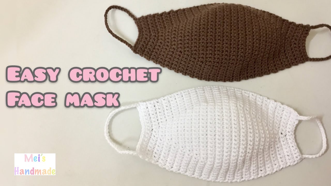 Easy Crochet Face Mask | Mascara de croche | Cubre Bocas a crochet | Mascarilla de crochet