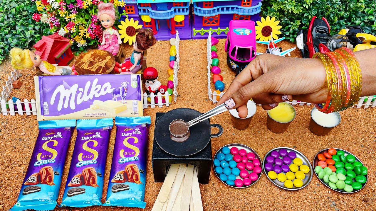 Miniature Dairymilk Silk Oreo Chocolate Dosa | Creamy Chocolate Dosa | Milka Chocolate Dosa | Dosa