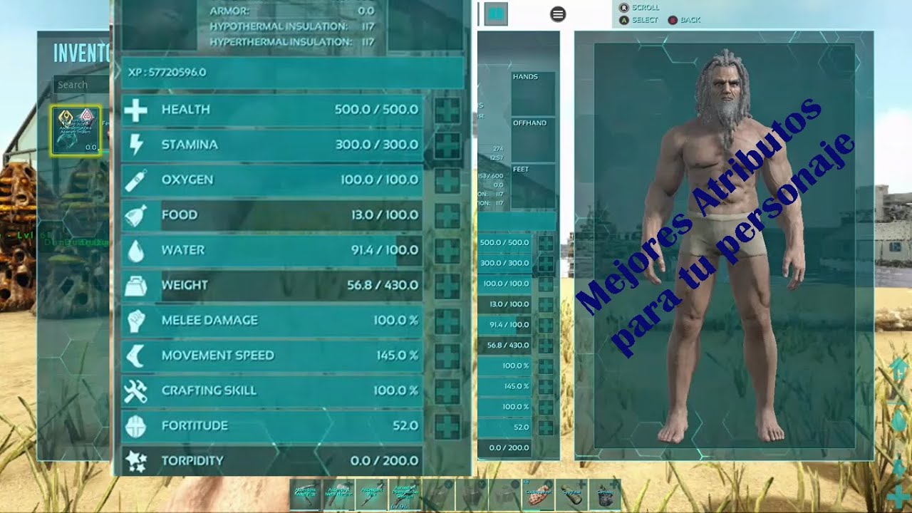 Mejores habilidades y atributos para subir a tu personaje en ARK