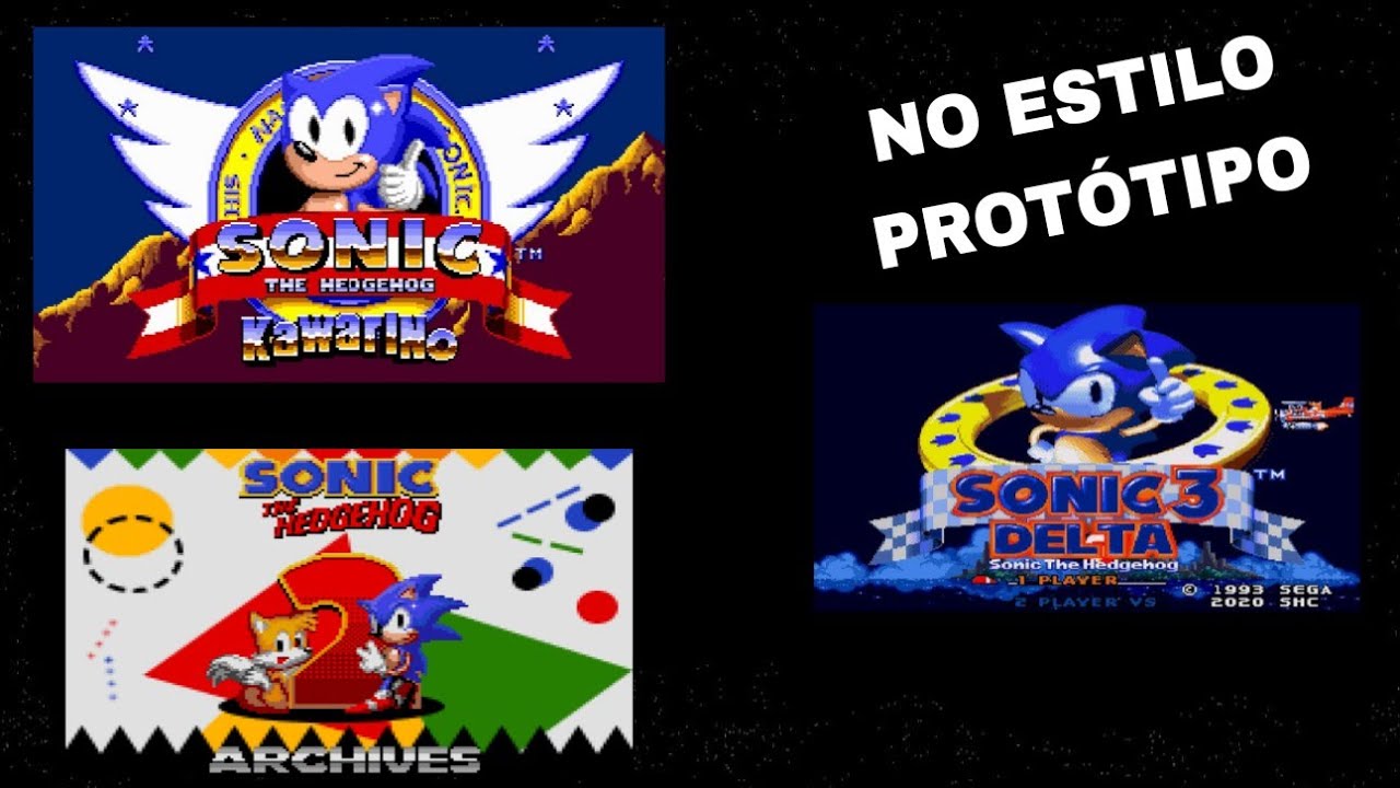 3 HACKS DE SONIC ESTILO PROTÓTIPO! 