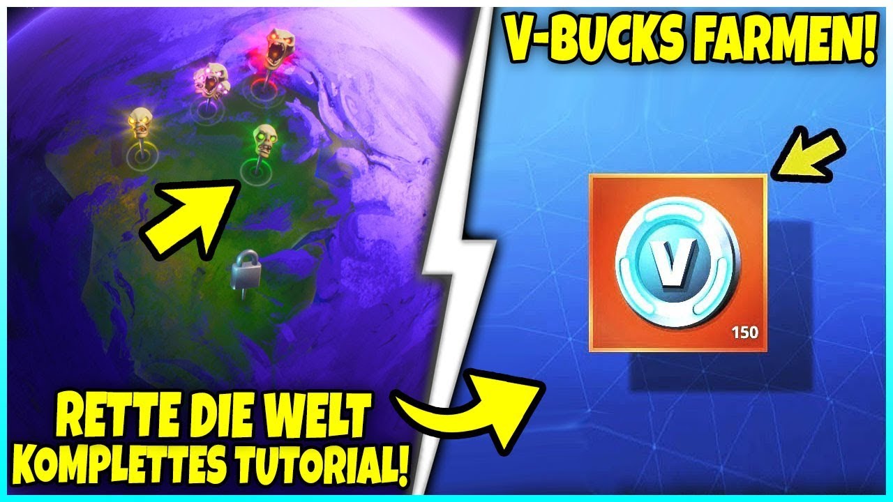 So FUNKTIONIERT Rette die Welt! ✅ V-Bucks Farmen, Helden & Mehr! [Komplettes Tutorial] - Fortnite