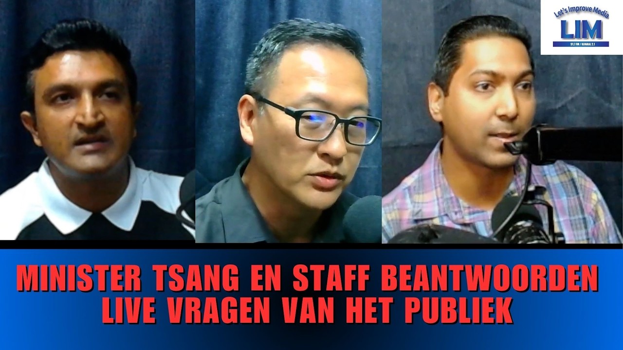 BT MAANDAG 16 FEB 2026 || MINISTER TSANG EN STAFF BEANTWOORDEN LIVE VRAGEN VAN HET PUBLIEK