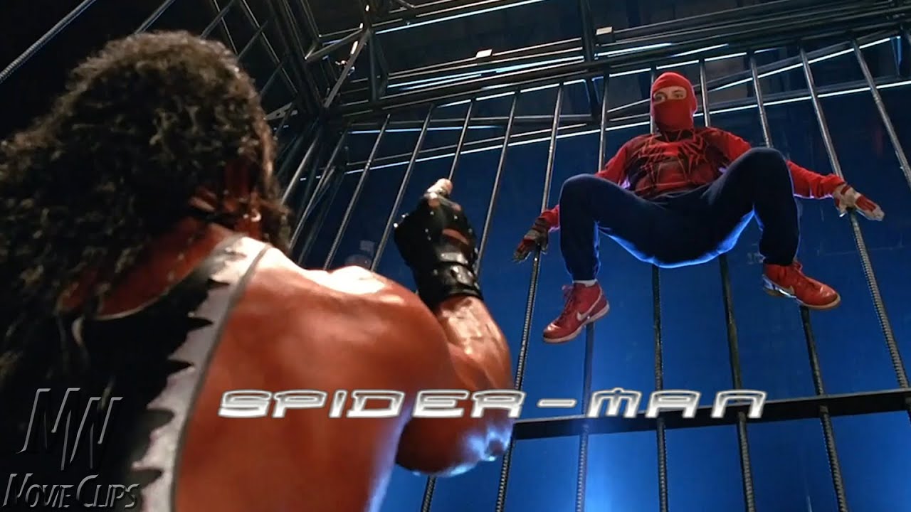 Spider Man (2002): Peter Parker tries out an underground wrestling event | #spiderman #peterparker