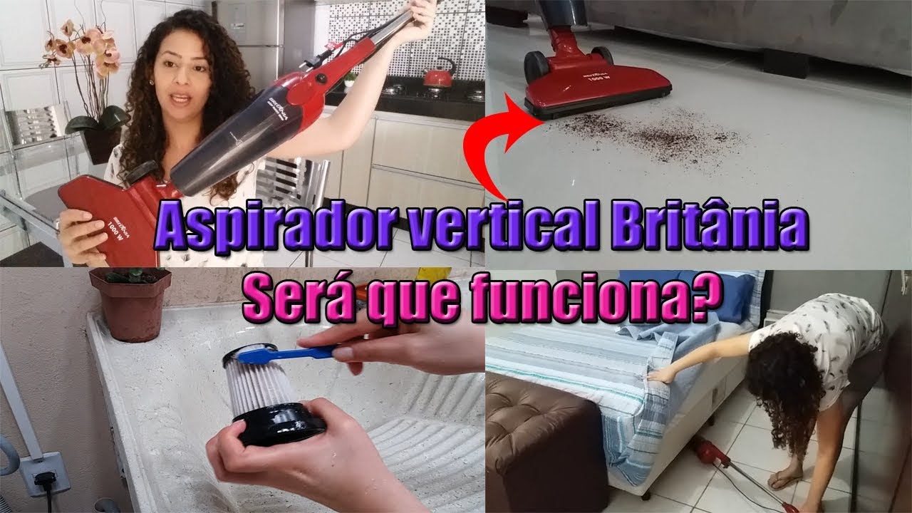 Resenha Aspirador Britânia ASP DUST OFF 1000W + Como faço a limpeza | Letícia Veloso
