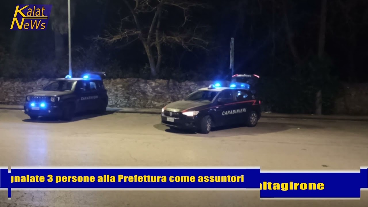 Caltagirone, Posti di controllo carabinieri denunce e sanzioni per oltre 4 mila euro