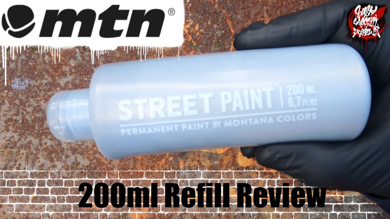 MTN Montana Colors Street Paint Review (SILVER 200ml refill)