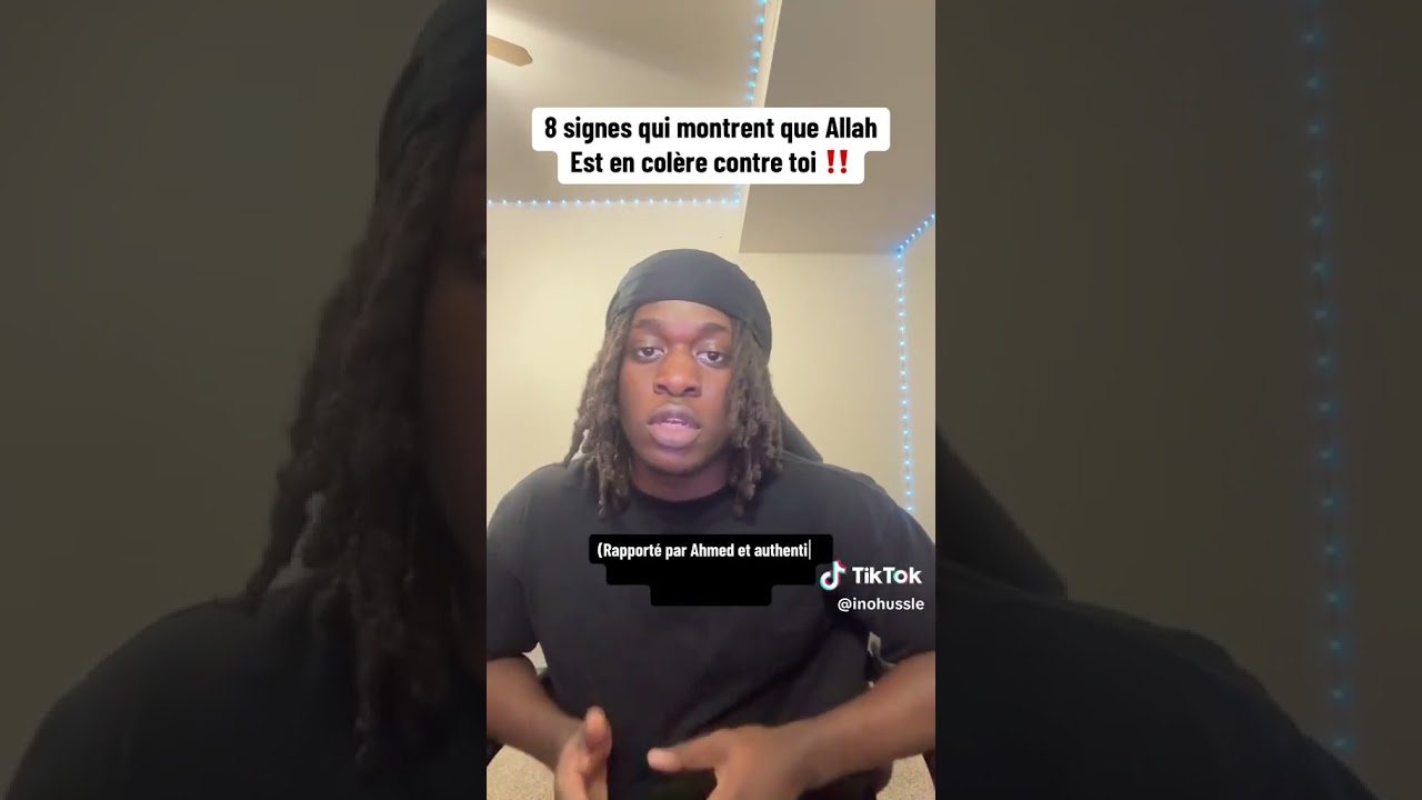 8 signes qui montre que Allah est en col&egrave;re contre toi #rappelislamique