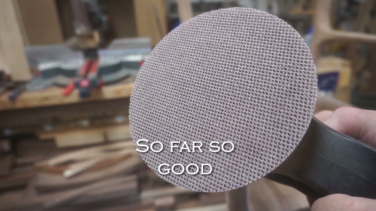 Wood Shaping with a sander - Trying out Mirka Abranet ACE HD 80 Grit Sand Paper on my Festool RO 150