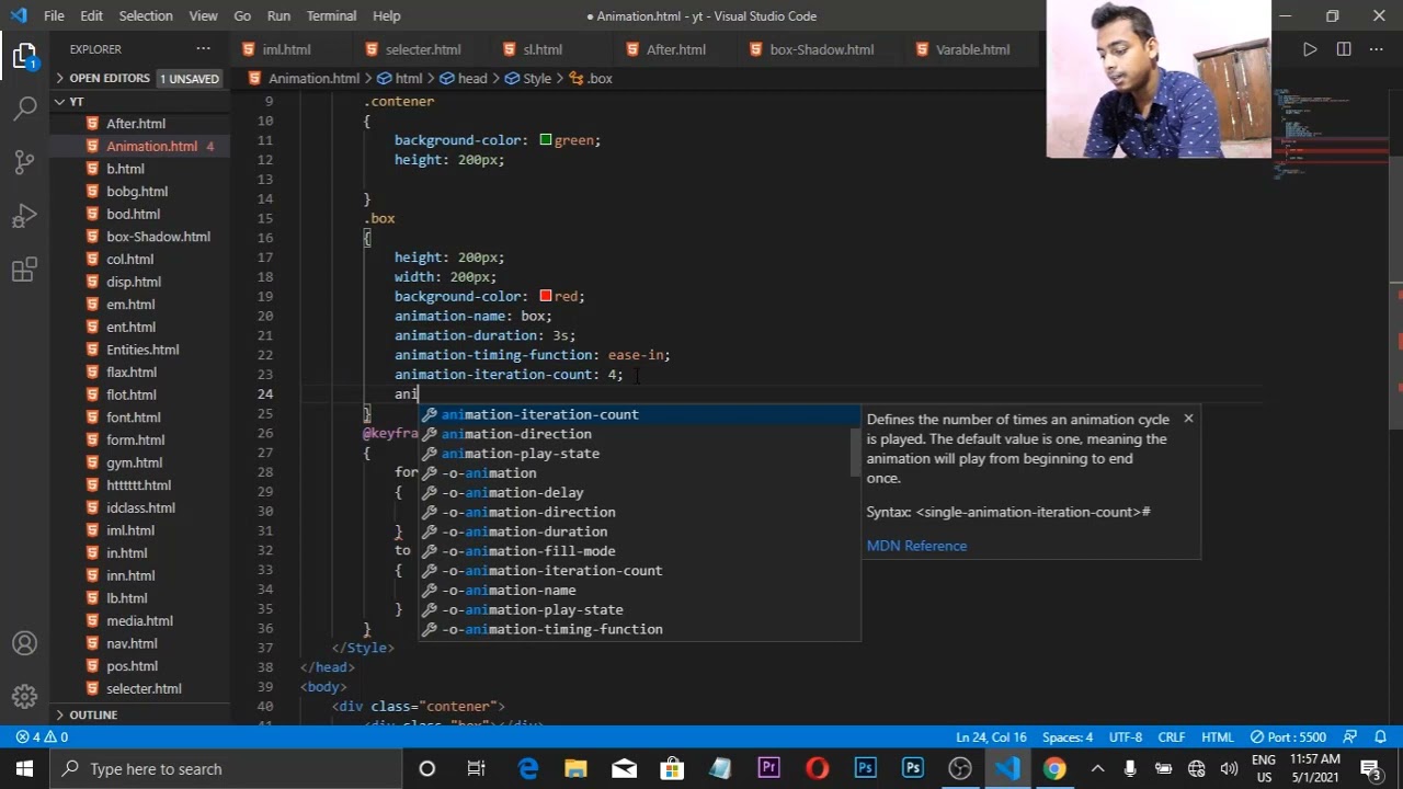 CSS Tutorial: Creating Animations & Keyframes | Web Development Tutorials #36