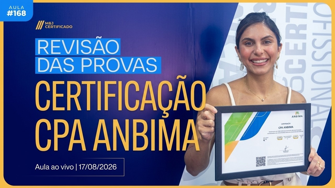 [PR&Eacute;-PROVA AO VIVO] O que caiu nas &Uacute;LTIMAS provas da NOVA CPA (comentado ao vivo)