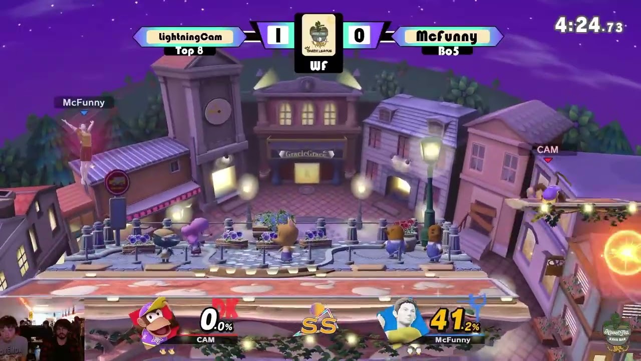 NTSL #55 Winners Finals - LightningCam (Diddy Kong) vs McFunny (Wii Fit Trainer/Duck Hunt Dog) SSBU