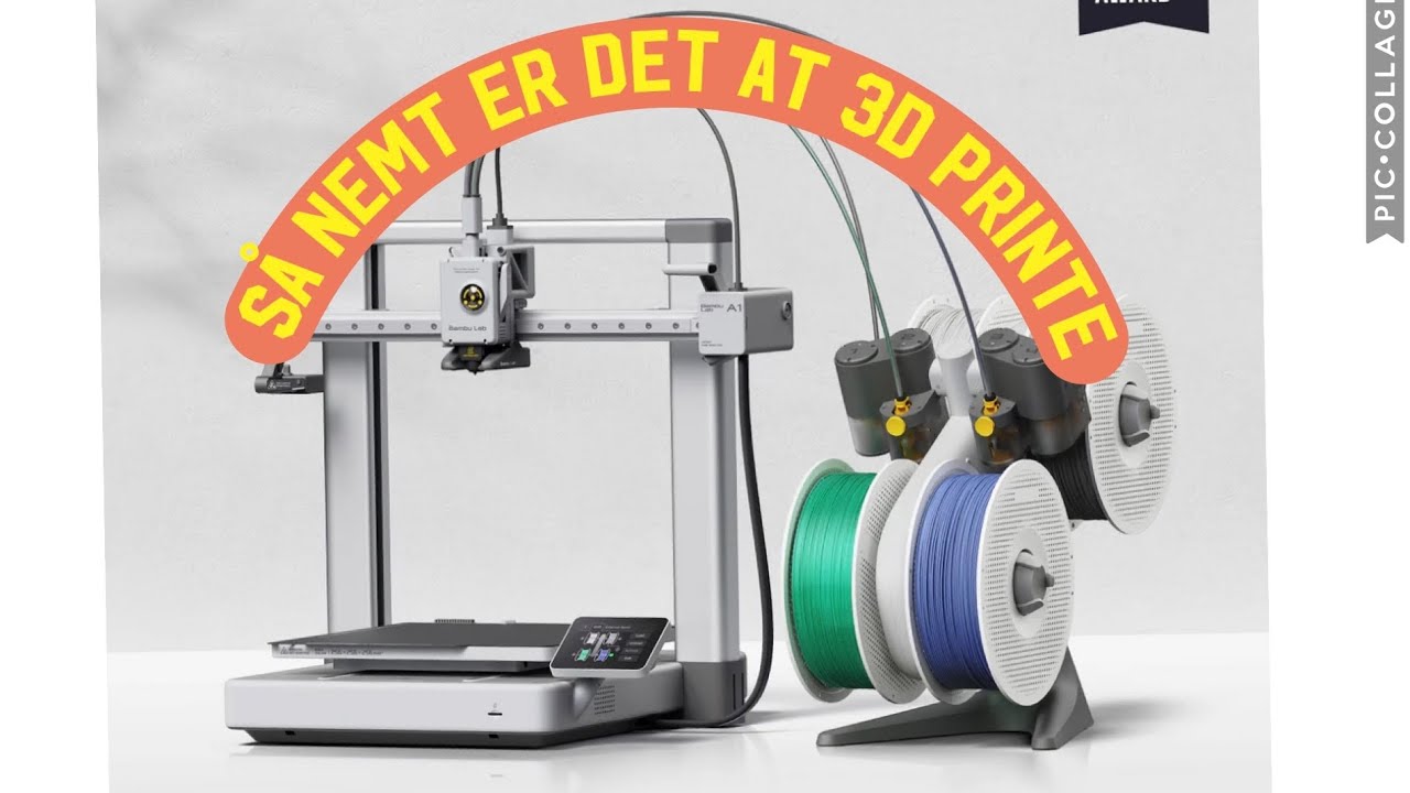 Så nemt er det at 3D PRINT