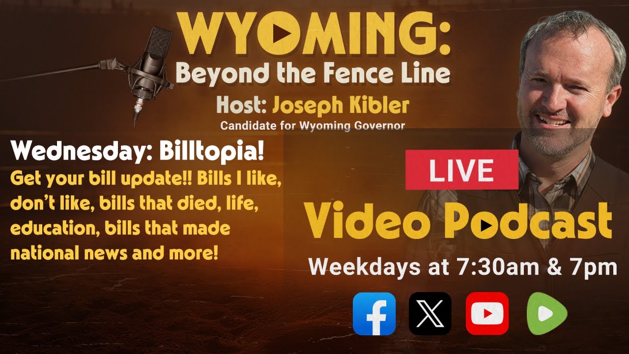 Billtopia! Quick Update on Wyoming Legislative Bills!