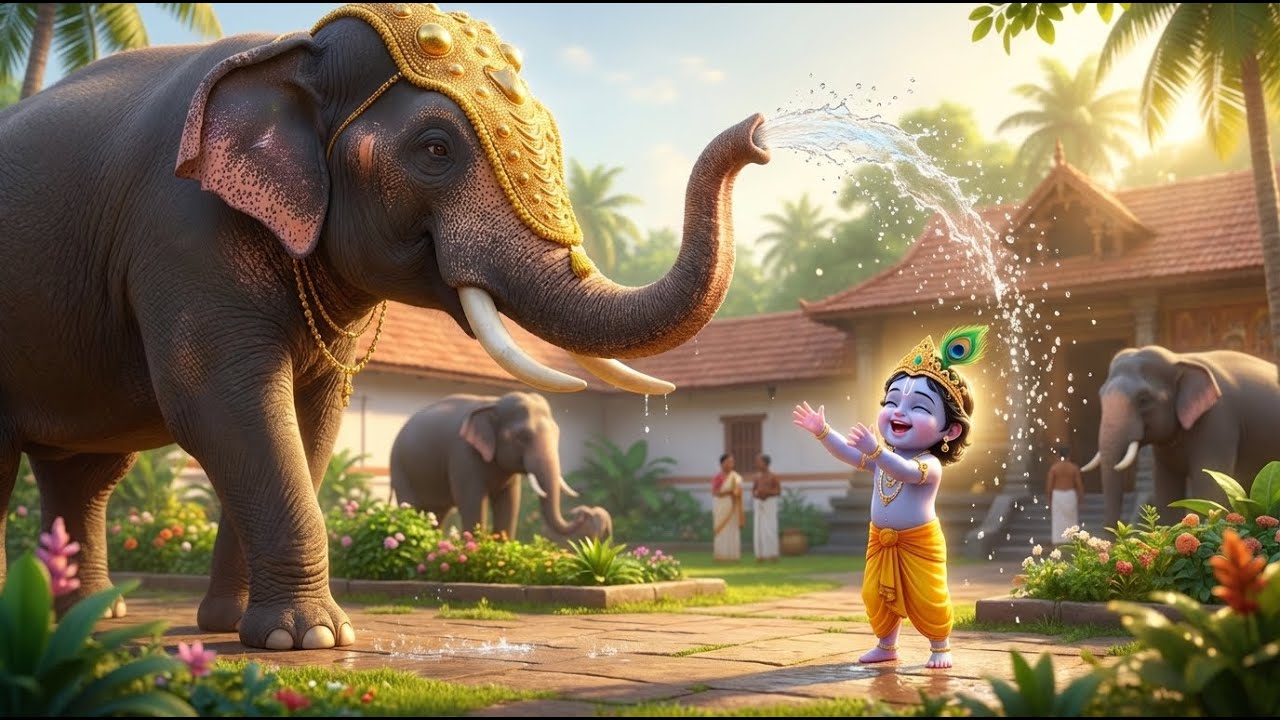 ✨An Elephant Who Fasted for Krishna - True Story | Guruvayur Kesavan’s Devotion✨