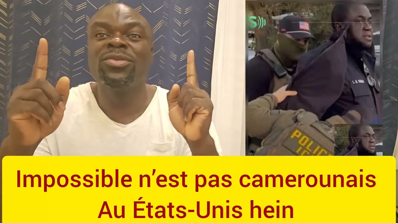Un camerounais arrêter au États-Unis sans papier mais policier mekde 