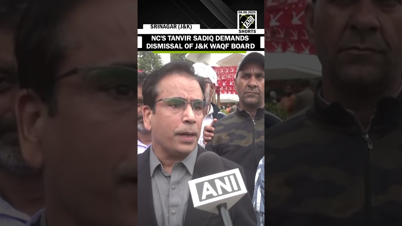NC&rsquo;s Tanvir demands dismissal of J&K WAQF board over National Emblem vandalism at Hazratbal Shrine