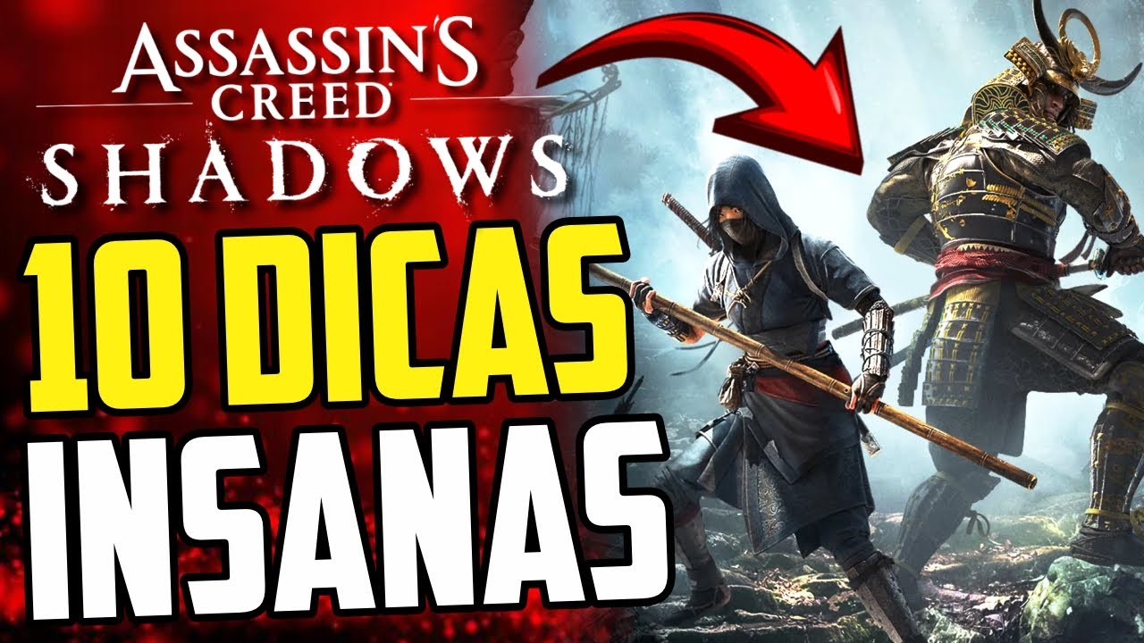 10 DICAS INSANAS DE ASSASSIN'S CREED SHADOWS (ATUALIZADAS)