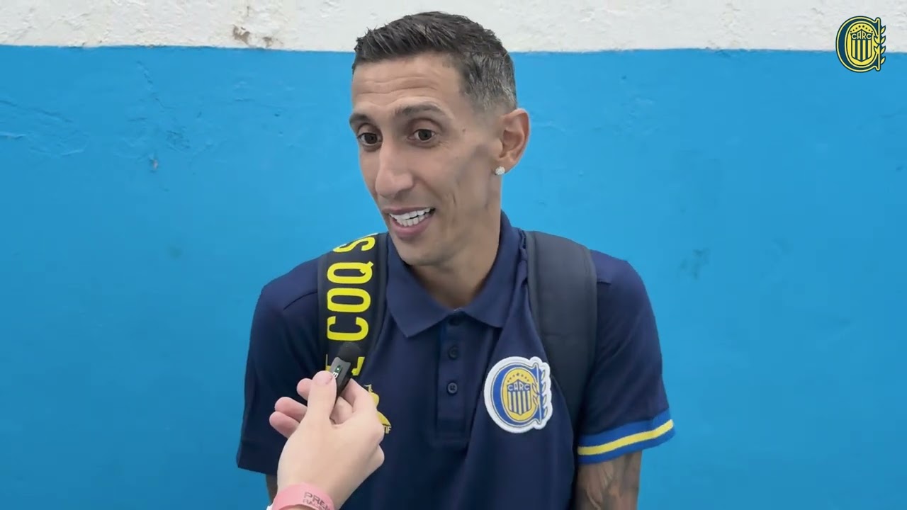 Angel Di María tras el triunfo en Avellaneda