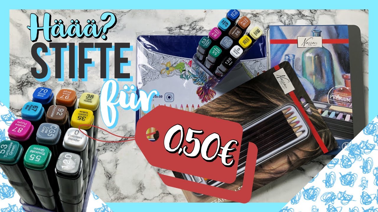 WOOLWORTH ART SUPPLIES HAUL & REVIEW | Günstige Marker, Buntstifte etc. ausprobieren und testen!