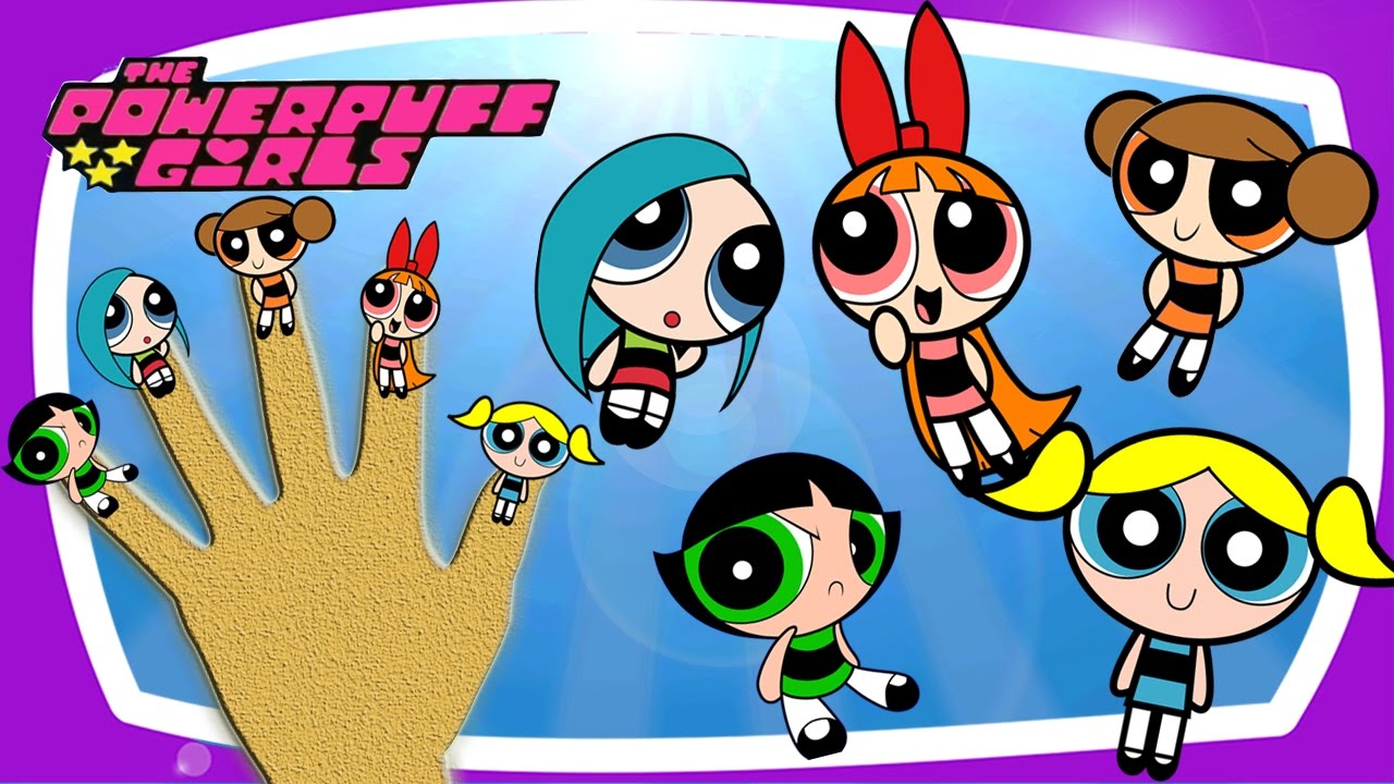 Finger Family The Powerpuff Girls Cartoon Nursery Rhyme