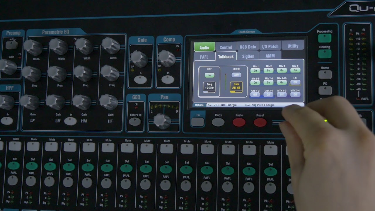 19 TalkBack - Allen & Heath Qu-Series