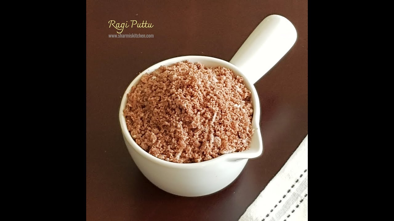 Sweet Ragi Puttu Recipe | Finger Millet Puttu - without Mold