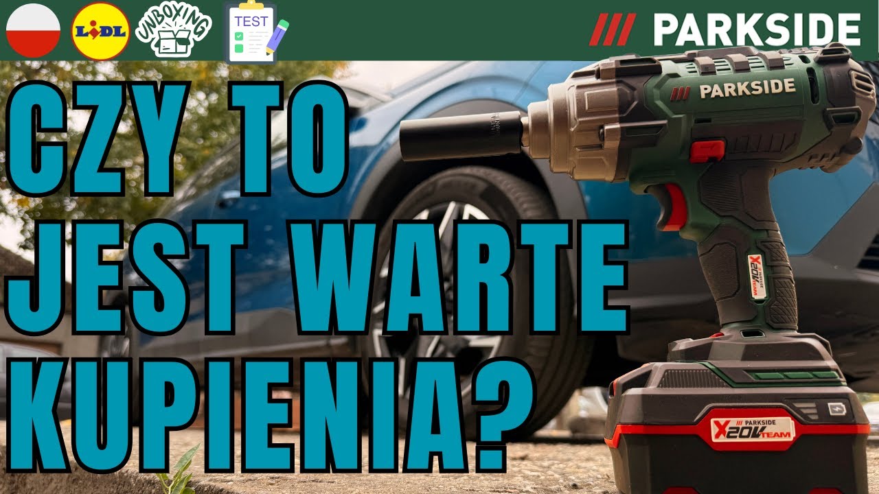 AKUMULATOROWA WKRETARKA UDAROWA 20 V Parkside PASSK 20-Li C4 POLSKA POLSKI LIDL