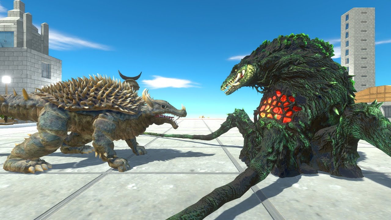 How many Anguirus can beat Biollante ? - Animal Revolt Battle Simulator