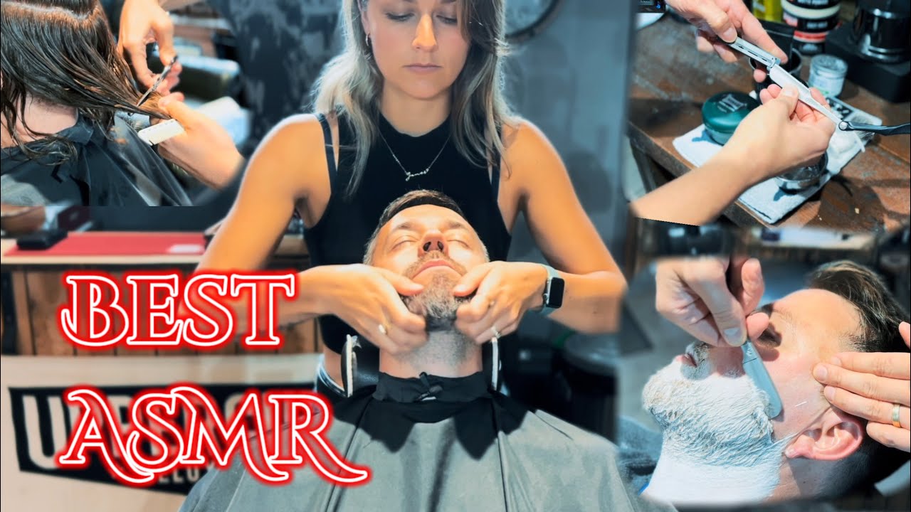 What are the best ASMR sounds in a barbershop? Tell me your ‘Top 5’ #asmrbarber #asmrhaircut