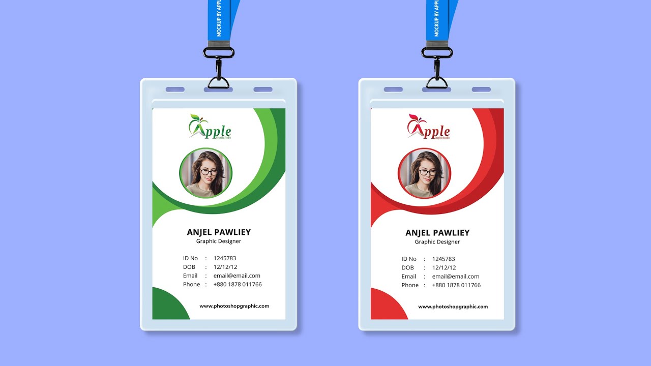 Professional Business ID Card Design  | Photoshop Tutorial