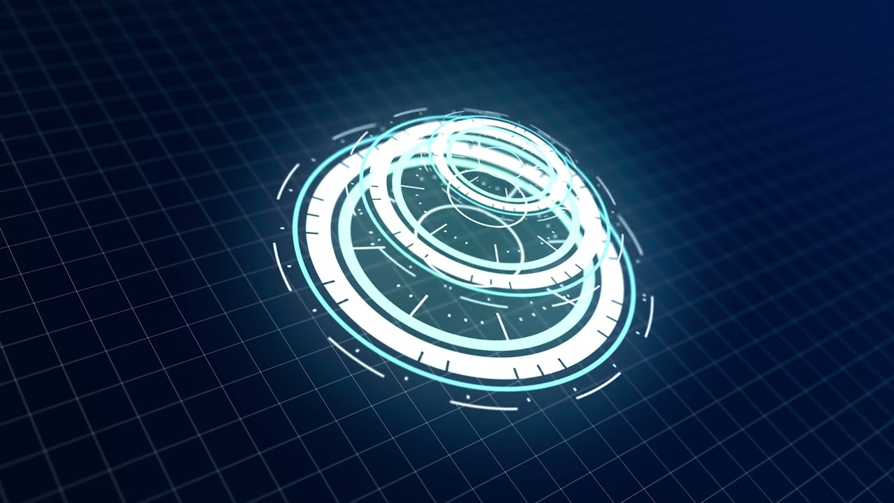 Futuristic Sci-Fi HUD Interface Animation | High-Tech UI Design for Games & Videos | Free Download.