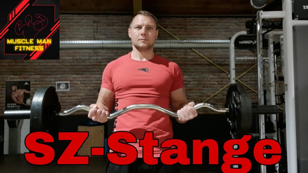 Bizepstraining mit der SZ-Stange, Grifftechnik und richtige Ausf&uuml;hrung, Muskelaufbau einfach erkl&auml;rt