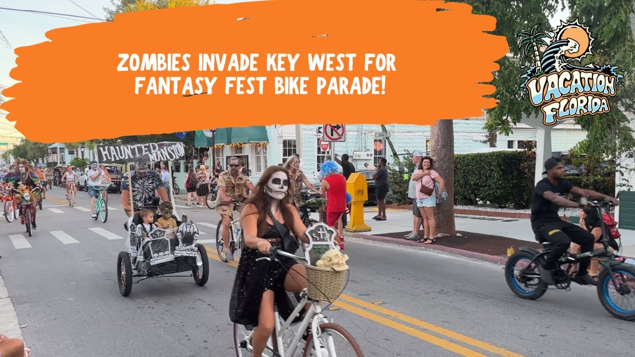 Key West Fantasy Fest 2023 Zombie Bike Ride Parade