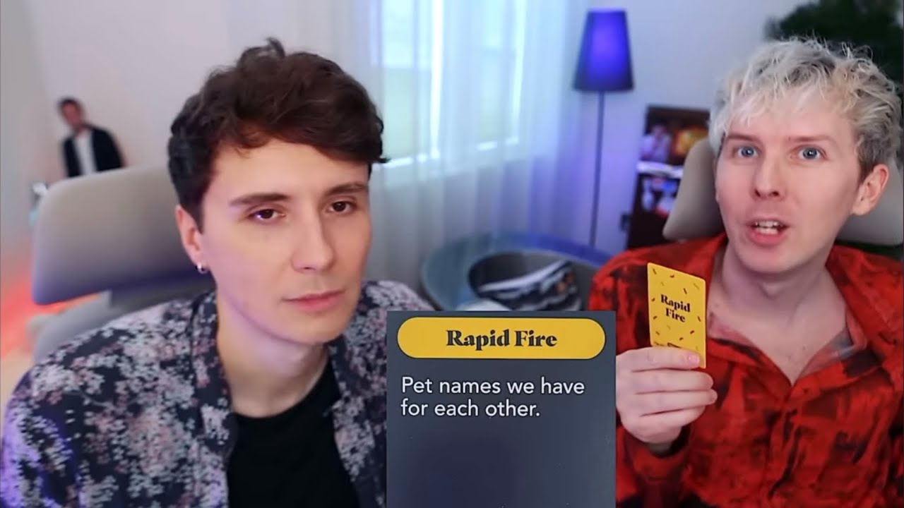 Dan and Phil pet names (?) compilation