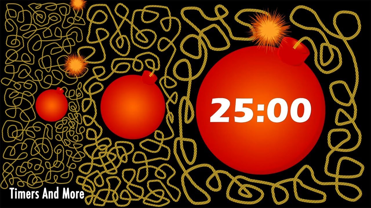 25 Minute Timer Bomb | 💣  Giant Explosion 💥