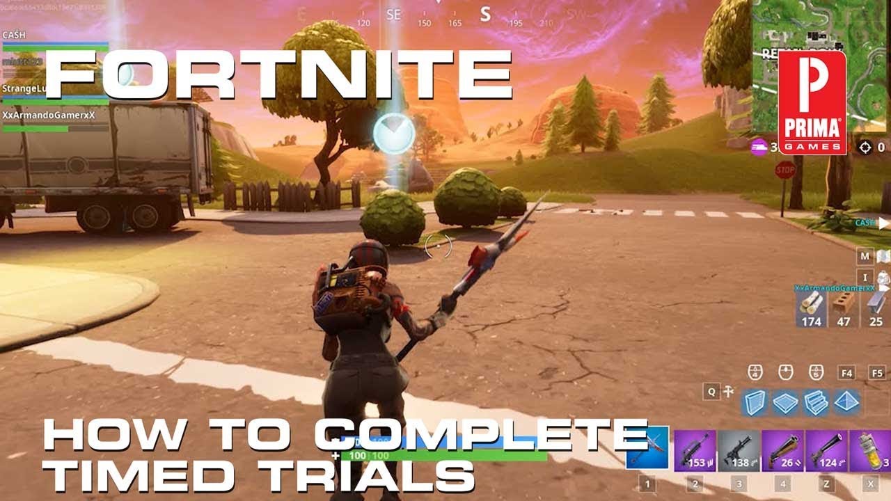 Fortnite Timed Trial Locations - How to Complete Timed Trials