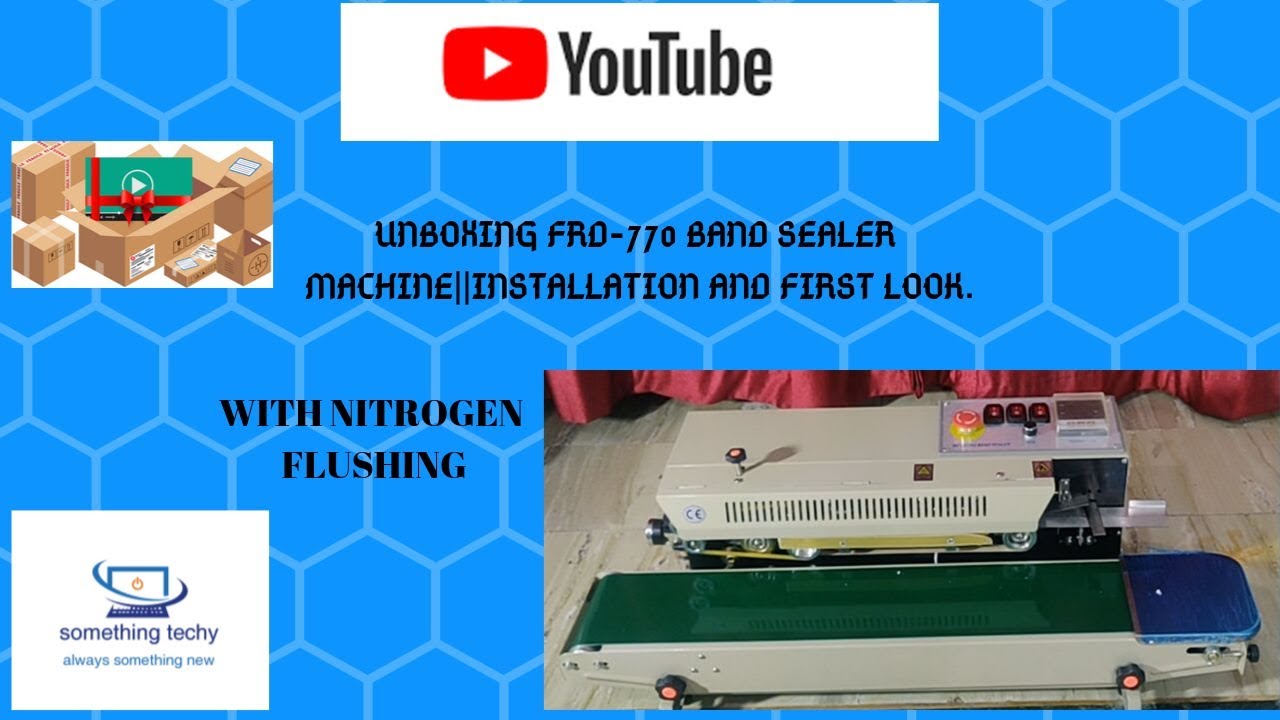 UNBOXING FRD 770 BAND SEALER MACHINE|| INSTALLATION || FIRST LOOK|| DETAILED HINDI VIDEO.