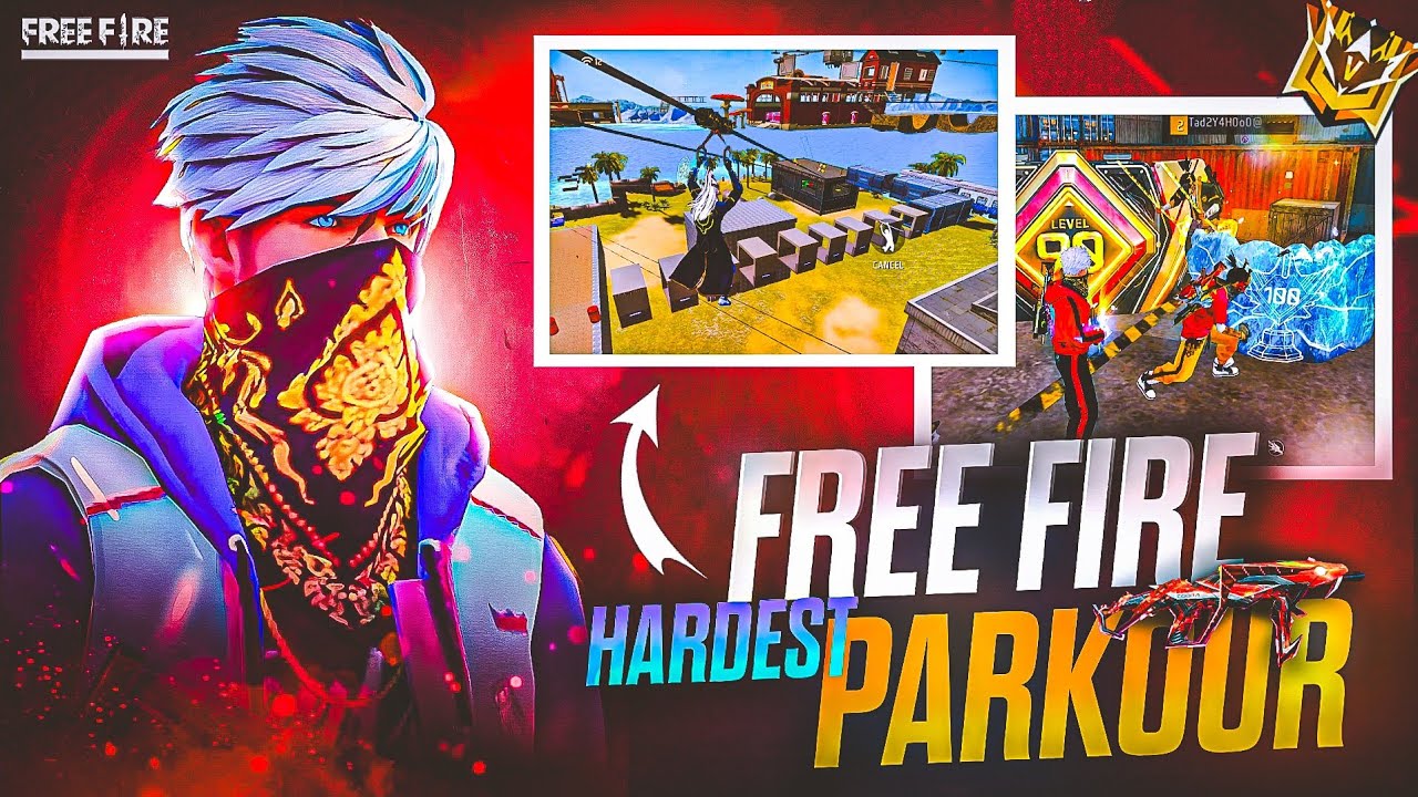 Free Fire Hardest Parkour 😱 Impossible Challenge Gone Worng 😭 Garena free fire
